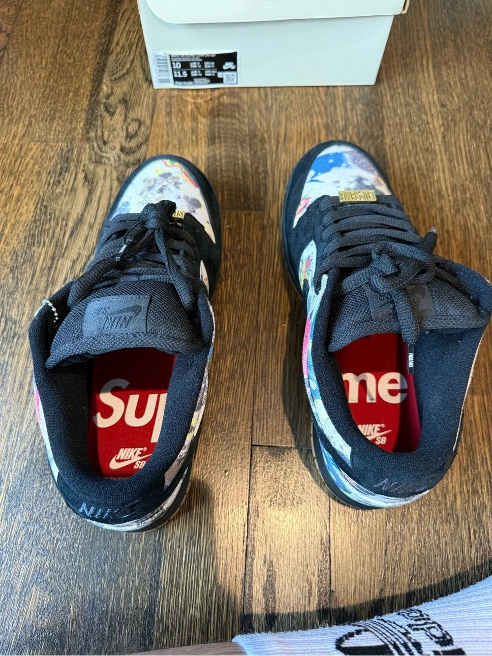 Nike sb dunk low pro supreme rammellzee size 10